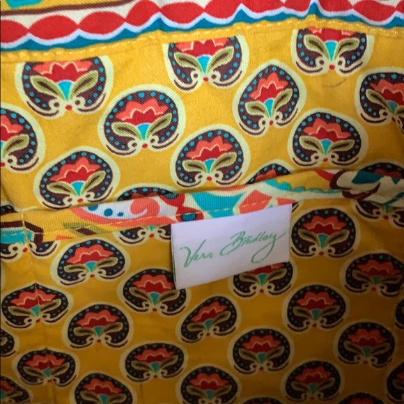 Vera Bradley Gold Floral Handbag - Picture 7 of 12